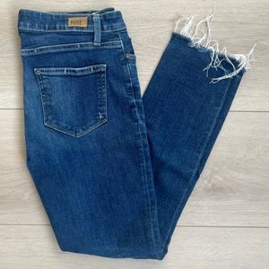 Paige Hoxton Ankle Peg Raw Hem Jeans
